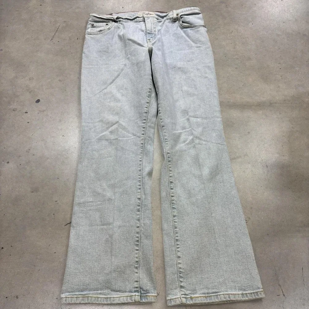 Levis 550 Relaxed Bootcut Jeans Light Wash Blue Y2K 14S